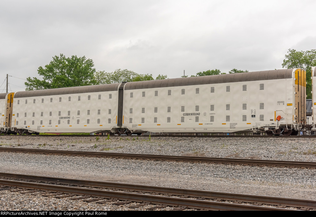 COER 900242, Auto-Max II Autorack Car on the NSRR